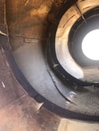 7' x 16' Agglomerator, skid mounted, 8" W rollers, roller guards, discharge trommel, motor & gearbox chain - Image 4