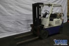 5000 lb. Hyster, LP gas forklift, 112" lift height, 46" x5"forks, 2 stage mast,,#75154 - Image 2