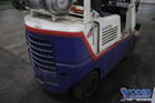 5000 lb. Hyster, LP gas forklift, 112" lift height, 46" x5"forks, 2 stage mast,,#75154 - Image 6