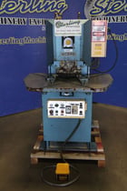 1/4" x 8" x 8" Amada #CSH-220, hydraulic heavy duty notcher, work guide, 5 HP, one shot lube, #A6960 - Image 1