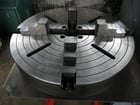24" Amestra, 4 Jaw Lathe Chuck, Plain Back Hollow Chuck, 3 7/8 thick, 3 3/8 hole, 4 11/16 Center to Center - Image 2