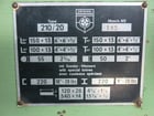6" x 6" x 1/2" Peddinghaus #210/20, mechanical ironworker, 10"- 20 lb. C-channel, 9" 20 lb. I-Beam - Image 2