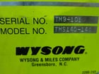 140 Ton, Wysong #THS140-144, hydraulic press brake, 12' overall, 8" stroke, 17" die opening, 9" adj. - Image 5