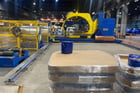 Samuel Strapping Systems #MEC-DAGI-1800, automated coil wrapping machine, 2014 - Image 7