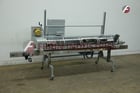Doboy #GS1000S, high speed, mount over conveyor, double fold, hot melt glue, bag sealer, 100 FPM, mounted on - Image 1