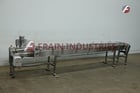4-1/2" width x 194" L Stainless Steel, table top belt accumulation conveyor, control panel with vari-speed - Image 1