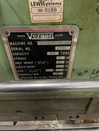 120 Ton, Verson #B58-120-PB, mechanical, 10' overall, 3" stroke, 5" adj, 30 SPM, back gauge, #2717 - Image 9