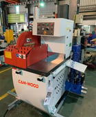 30" Cam-Wood #CS-30L, pneumatic cutoff saw, 15 HP TEFC motor drives, 30" diameter blade, 35 cycles per - Image 6