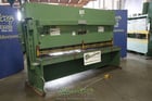 1/4" x 10' HTC #250-10A, 1" x3" x124" blade, 9 holddown, 36" front operated power back gauge w/ indicator - Image 3