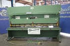 1/4" x 10' HTC #250-10A, 1" x3" x124" blade, 9 holddown, 36" front operated power back gauge w/ indicator - Image 4