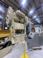 400 Ton, Blow #SC2-400-84-48, straight side mechanical press, 10" stroke, 34" Shut Height, air clutch, 1989 - Image 1