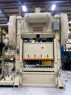 400 Ton, Blow #SC2-400-84-48, straight side mechanical press, 10" stroke, 34" Shut Height, air clutch, 1989 - Image 8