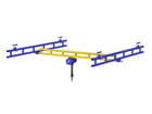 .5 Ton, Gorbel GLCS-1000-20-30, ceiling mounted bridge crane w/ Yale hoist, 30' runway, (6) hanger - Image 1