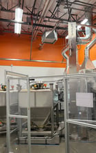 Bin lift elevator, Servolift #11169, Stainless Steel, explosion proof, 12' high, rotating base, 2019 - Image 3