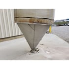 Brismet #T-6061-T6 ALUM, aluminum silo storage bin cone hopper, 350 cu.ft. - Image 3