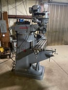 Bridgeport #5KC180FJ222A, vertical mill, 24" x9" table, 3/4 HP, 1 Ph, 2720 RPM, 220 V. - Image 2