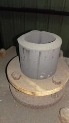 46 sq.ft. American Vicarb Corp graphite block, 75 psi/75 psi Vicarb EC3, #0542304 - Image 4