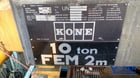 10 Ton, Kone, electric hoist, 33' working height, 16 & 5 FPM, 10 & 3.3 HP, #64650 - Image 7