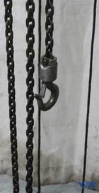 .5 Ton, Yale #CR505RMP Midget King, electric chain hoist, roller chain, pull rope Control, #57860 - Image 4
