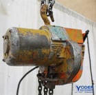 .5 Ton, Yale #CR505RMP Midget King, electric chain hoist, roller chain, pull rope Control, #57860 - Image 6