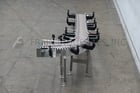 10" wide x 10.4' long, Keenline, Stainless Steel frame table top conveyor, 90° left hand turn, 1/2 HP drive - Image 4