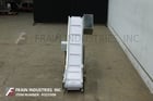 11-3/4" wide x 5.8' long, Ohlson, Stainless Steel inclined cleated feed conveyor, mounted on 4 leg Stainless - Image 3
