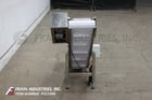 11-3/4" wide x 5.8' long, Ohlson, Stainless Steel inclined cleated feed conveyor, mounted on 4 leg Stainless - Image 4
