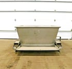 Stainless Hopper w/Pneumatic Slide Out Bottom Gate - Image 1
