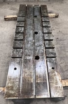 72" L x 24" width x 4" H, T-Slotted Steel Bolster, #11678 - Image 4