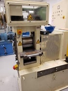 1.5" x 5.5" x 7.75" Buhler, 2-Hi/4-Hi rolling mill with recoiler, 10 HP - Image 2