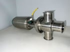2" Tri-Clover, Sanitary 3 way Air Actuated valve - Image 3