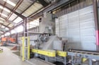 Pangborn #ES1885, small structural roll conveyor, 4 wheels, 25 HP per wheel, 2002 - Image 2