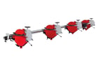 6" x 20' Cam-wood #FAH-TYPE-F1X, horizontal finger jointer, 120-150 lugs/Min, 2 HP + 1:25, 30 HP servo drive - Image 2