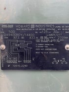 500 KVA 24940Grdy/14400 Primary, 480Y/277 Secondary, Howard, padmount transformer - Image 2