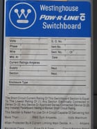 4000 Amps, Westinghouse #POW-R-LINE C, 240 Volts, 3PH3W, 2 section switchboard - Image 3
