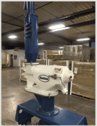 Nordson 150lb Fluidizing Hopper w/ Rotary Sieve, Refurbished - Image 1
