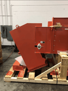 Bunting conveyor with D-Coil metal detection, 18" T side guards with UHMW skirting, includes discharge chute - Image 4