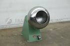 36" x 28" Colton #SSV7300CAJDW, Stainless Steel, spherical shaped, coating pan, mounted on painted base frame - Image 1