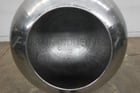 36" x 28" Colton #SSV7300CAJDW, Stainless Steel, spherical shaped, coating pan, mounted on painted base frame - Image 2