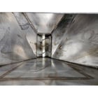 3" diameter, Flexicon, Flexible screw Incline conveyor w/Hopper, 5 cu.ft. hopper, .5" bar x 8' long - Image 4