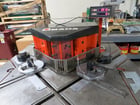 .236" x 8.66" x 8.66" Amada #CSHW-220, hydraulic power notcher - Image 8