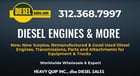 80 HP Perkins #854F-E34T, Engine Assembly, S/N 001351W, 2013 - Image 4