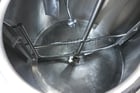 1700 gallon APV, 304 Stainless Steel jacketed process tank, 84" dia x 72" deep with 60" straight wall, dish - Image 2