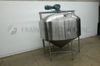 3000 gallon APV Crepaco, 304 Stainless Steel jacketed process tank, 120" dia x 96" deep with 53" straight - Image 1