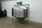 3000 gallon APV Crepaco, 304 Stainless Steel jacketed process tank, 120" dia x 96" deep with 53" straight - Image 5