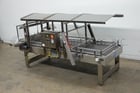 Custom Metal Designs Inc #SDA-1000-RR, debagging conveyor, semi-automatic, control panel with AB controller & - Image 1