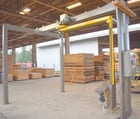 Muller #Cobra-500, 3 post rotary arm stretch wrapper system, Allen Bradley PanelView 300 Micro Control - Image 3