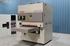 42" SCM #Sandya-15-S, 3-Head Wide Belt, 43" x 103" abrasive belt, 4 HP conveyor, 2005 - Image 1