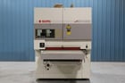 42" SCM #Sandya-15-S, 3-Head Wide Belt, 43" x 103" abrasive belt, 4 HP conveyor, 2005 - Image 2