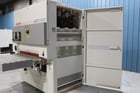 42" SCM #Sandya-15-S, 3-Head Wide Belt, 43" x 103" abrasive belt, 4 HP conveyor, 2005 - Image 4